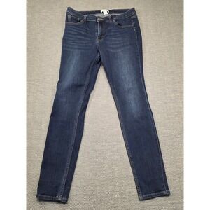 HM Womens Skinny Jeans‎ Dark Wash Blue Slim Fit Denim Size 14 0562245 2
